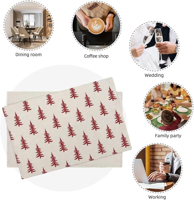 Christmas Set of 4 placemats - Image 6