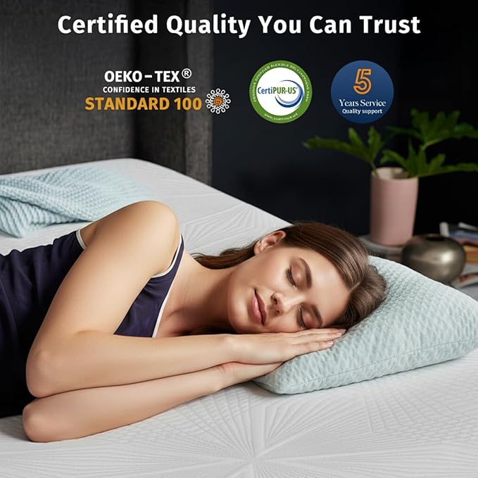 Ballad 3 Inch Gel Memory Foam Mattress Topper King Size, High Density Cooling - Image 2