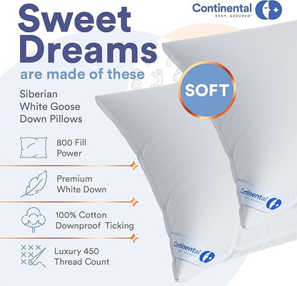 100% Siberian Goose Down Pillow - Image 2