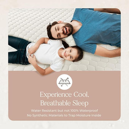 100% Cotton Organic Mattress Pad - Image 4