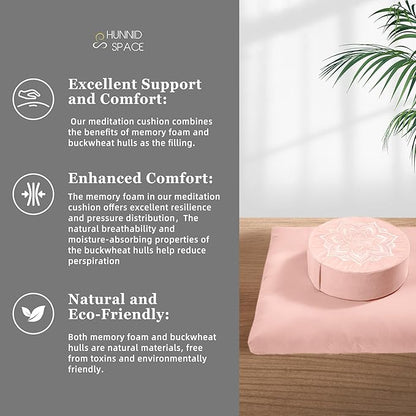 Meditation Zafu Cushion Set - Image 5