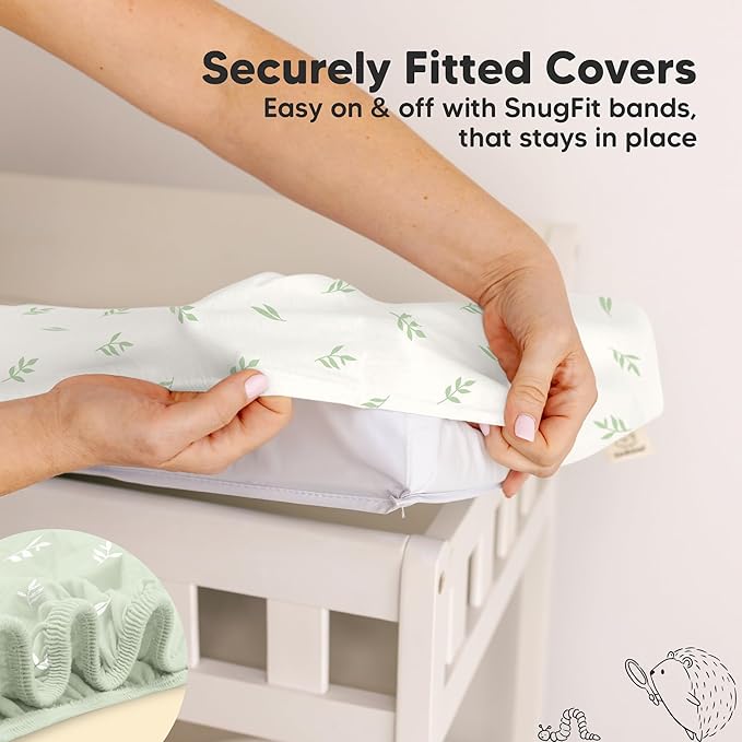 2-Pack Organic Changing Pad Covers - Image 5