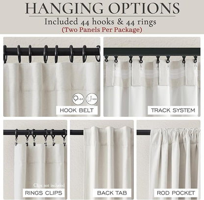 Birch Extra Wide 70 Inch Total 140" Blackout Crtains - Image 5