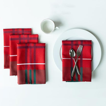 Benson Mills Heavyweight Yarn Dyed Engineered Woven Fabric Plaid Table Cloth by BensonMills