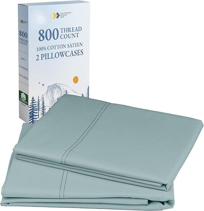 Heirloom Soft, Smooth & Thick Certified 800 Thread Count 100% Cotton Sateen by CaliforniaDesignDen