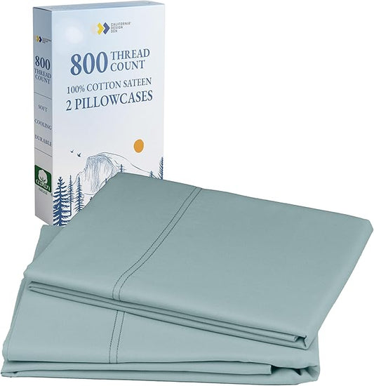 Heirloom Soft, Smooth & Thick Certified 800 Thread Count 100% Cotton Sateen by CaliforniaDesignDen
