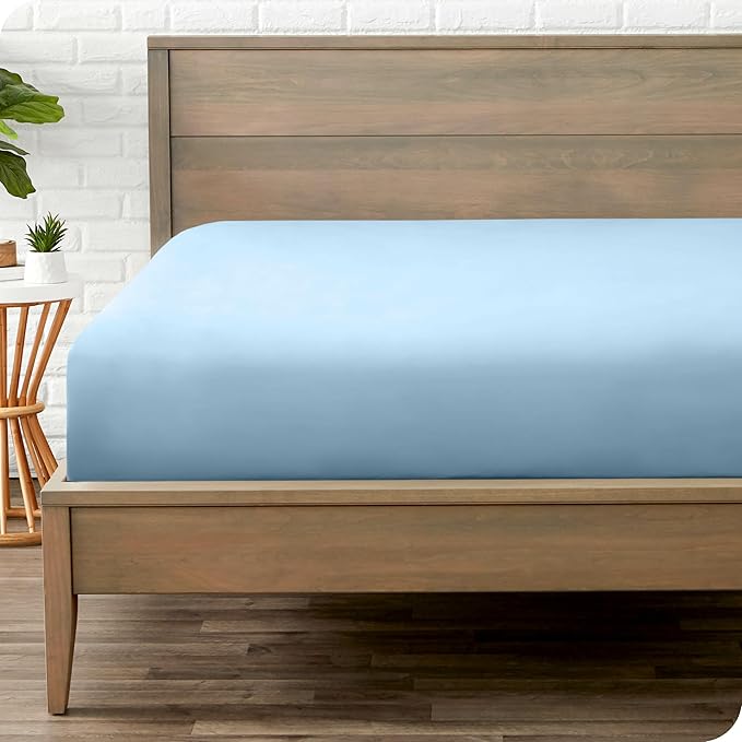 Bare Home Fitted Bottom Sheet Full XL Size by BareHome