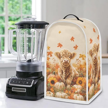 Highland Cow Blender Cover for Kitchen Small Appliance Dust Cover Fall Kitchen - Image 4
