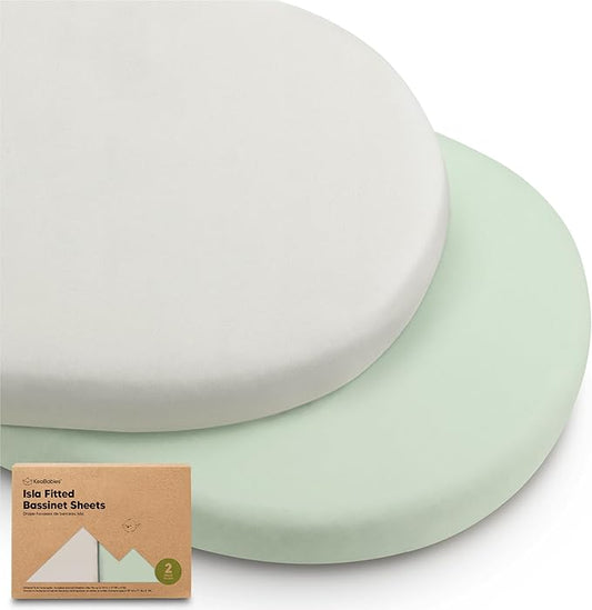 2-Pack Baby Bassinet Sheets Girl, Boy by KeaBabies