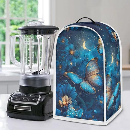 Blue Butterfly Blender Covers for Kitchen Food Processor Cover - Image 5