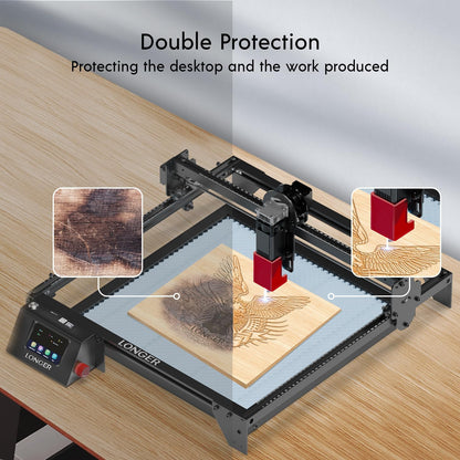 longer honeycomb laser bed, 400 x 400 mm, package contents