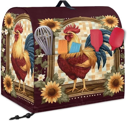 Rooster Sunflower Mixer Covers Washable Stand Mixer Dust Covers Fit Kitchen Aid - Image 2