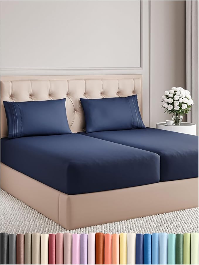 Split King Size 5 Piece Sheet Set by CGKUnlimited