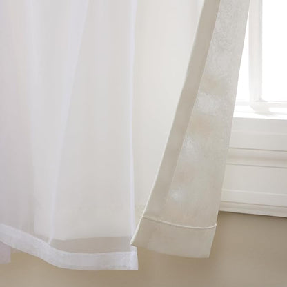 TOWN & COUNTRY LUXE Talia Double Layer Indoor Curtains, Sheer and Room - Image 2