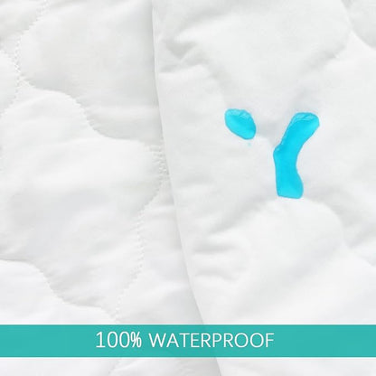 Pack and Play Sheets and Waterproof Pack n Play Mattress Protector Pad Cover 4 - Image 6