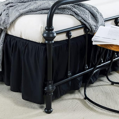 Bed Skirts Twin Size 18 Inch Ruffled Bed Skirt - Image 5