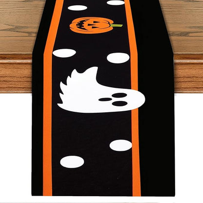 Halloween Table Runner – Black Table Decor - Image 3
