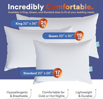 100% Siberian Goose Down Pillow - Image 3