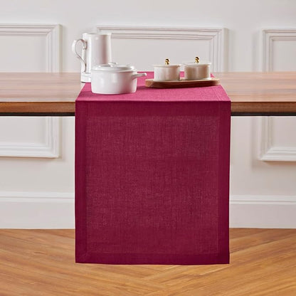 Solino Home Linen Table Runner 90 Inches Long - Image 2