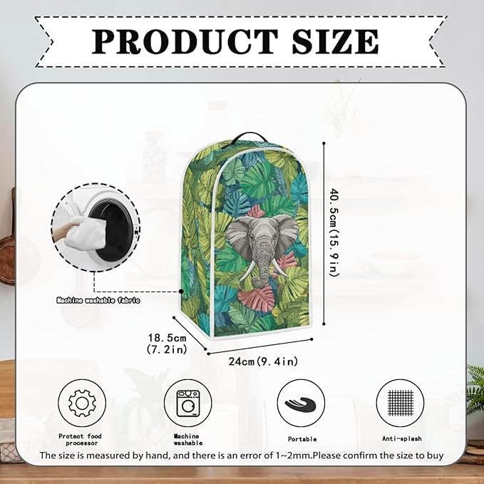 Blender Covers For Kitchen Food Processor Cover Blender Cover Dust Cover Print - Image 6