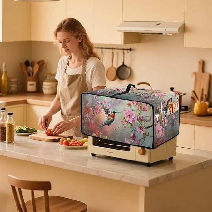 Air Fryer Toaster Oven Dust Cover Protective Microwave Oven Cover Small - Image 3