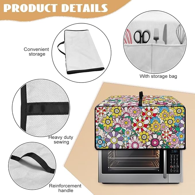 Convection Toaster Oven Dustproof Cover Countertop Air Fryer Toaster Oven Cover - Image 5