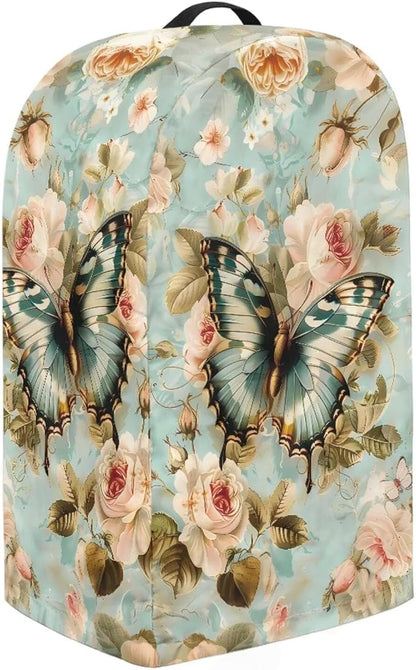 Butterflies Roses Coffee Machine Dust Cover Mixer Hood Cover Elegant Blender - Image 4