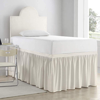 sky beddings dorm bed skirt, twin xl, main product view
