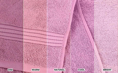 utopia towels 8 piece premium towel set, 2 on a desk or shelf