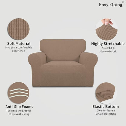 Easy-Going Stretch Oversized Chair Sofa Slipcover 1-Piece Couch Sofa Cover - Image 3