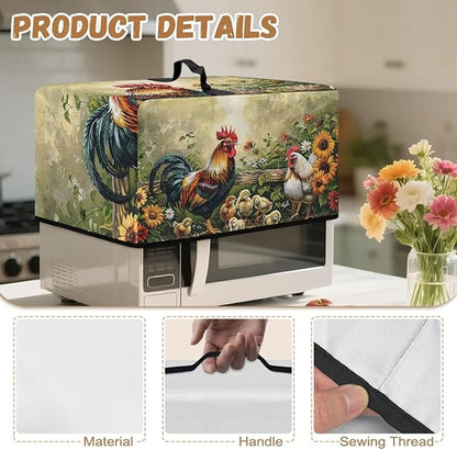 Microwave Cover, Thanksgiving Microwave Dust Cover Waterproof Microwaves Oven - Image 7