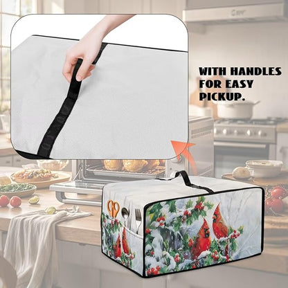 Christmas Microwave Oven Cover Air Fryer Toaster Oven Dust Cover - Image 4