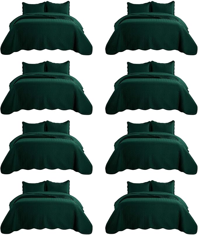 IR Imperial Rooms 8 Pack California King Quilt Bedding Set by IRImperialRooms