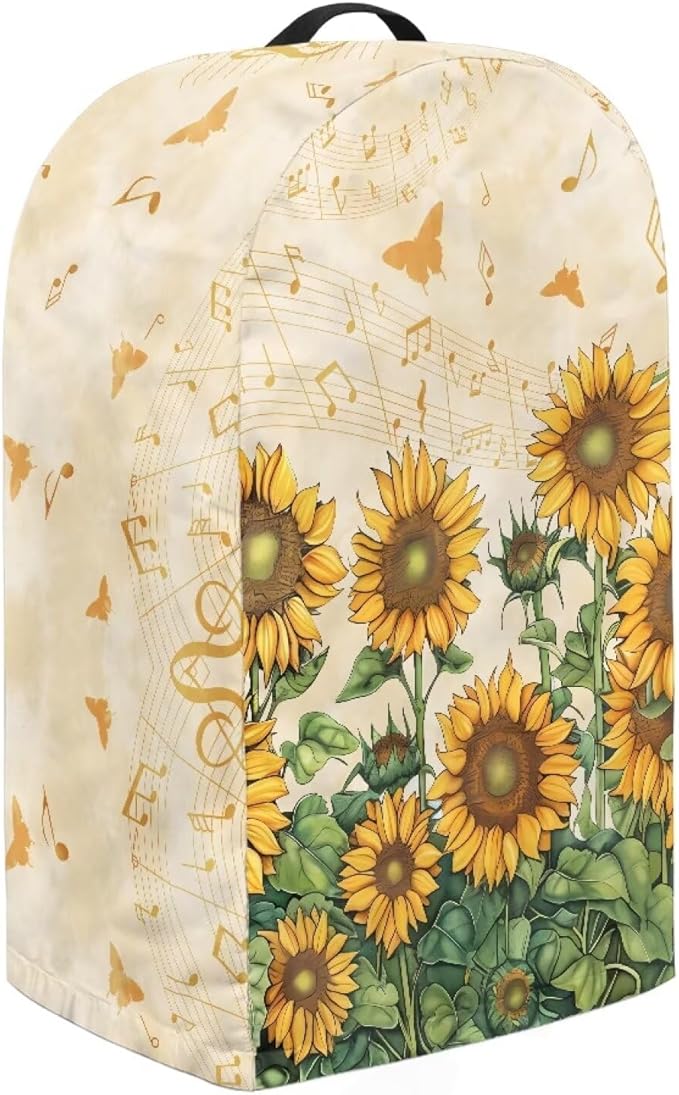 Butterfly Music Sunflower Blender Covers Food Processor Juicer Appliance Cover - Image 3