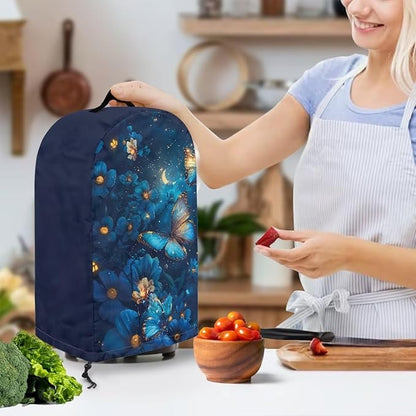 Blue Butterfly Blender Covers for Kitchen Food Processor Cover - Image 3