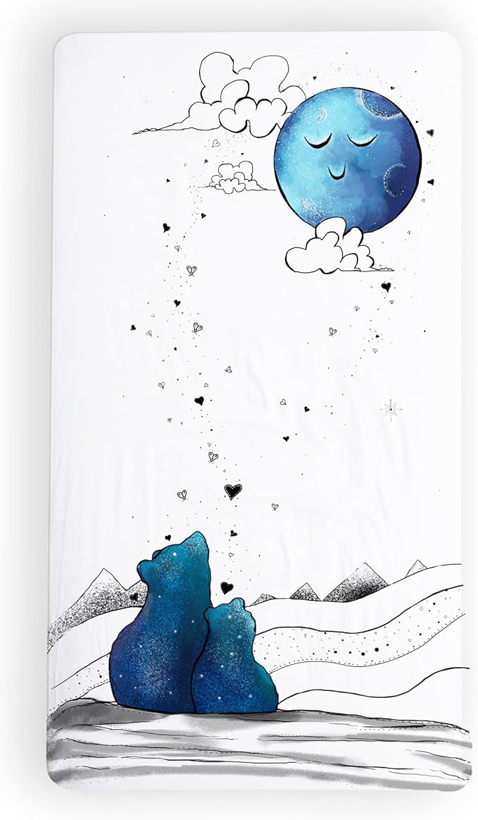 JumpOff Jo - Fitted Crib Sheet, Super Soft 100% Cotton Sheet - Image 4