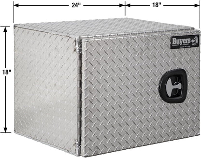 buyers products 1705200 underbody truck tool box with showing dimensions