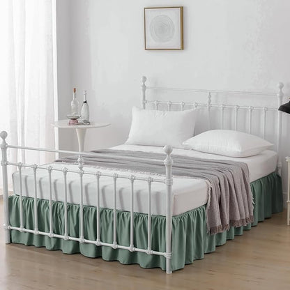 Bed Skirt Twin Size Ruffled Bed Skirt - Image 5