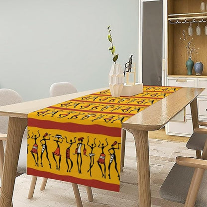 African Woman Table Runner, Ethnic American Juneteenth Heritage Festival - Image 2
