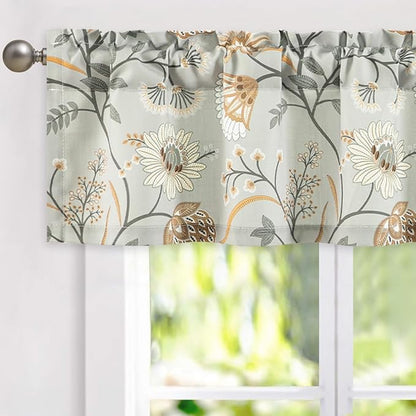 Leeva Rustic Kitchen Valances for Windows by Leeva