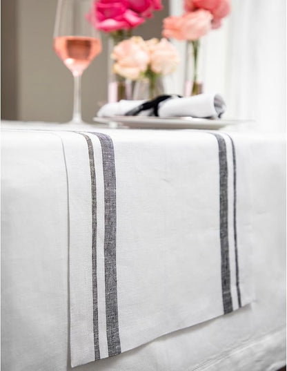 Solino Home Linen Table Runner 120 Inches Long - Image 2