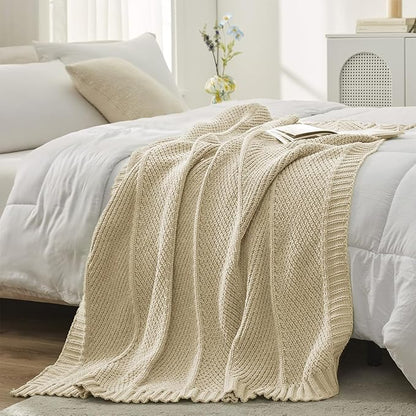 Amélie Home Chevron Chenille Knit Throw Blanket - Image 5