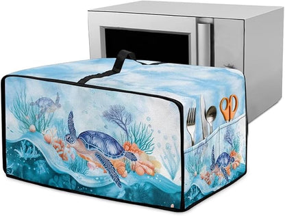 Microwave Oven Dust Cover Air Fryer Toaster Oven Protector by Garucesta