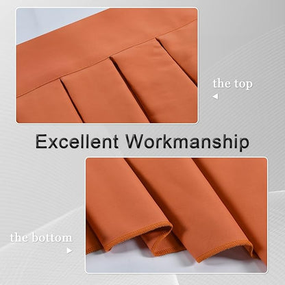 Valances for Windows Orange Red Window Valance for Living Room Rod Pocket - Image 7