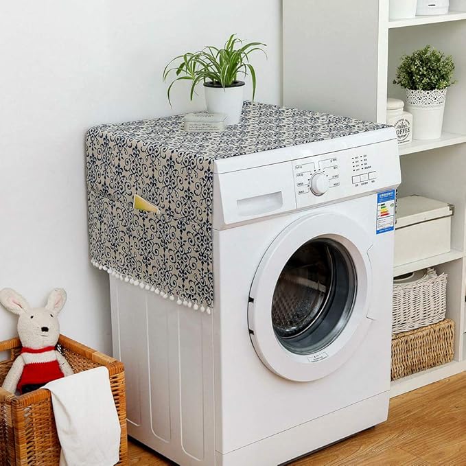 AKOAK 1 Pack 55 x 130cm /22 "x 51" Geometric Washing Machine Refrigerator Dust by Unknown