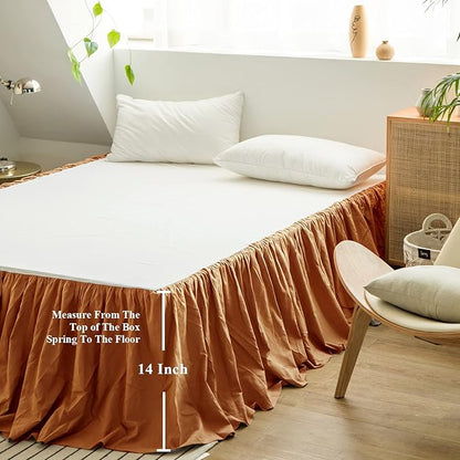 BISELINA French Linen Bed Skirt - Image 4