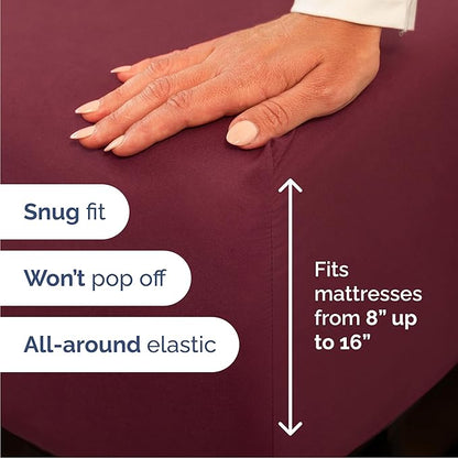Queen Size 4 Piece Sheet Set - Image 3