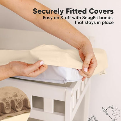 2-Pack Organic Changing Pad Covers - Image 5
