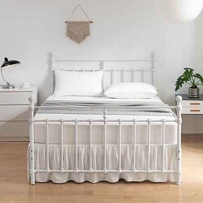 Bed Skirt King Size Ruffled Bed Skirts - Image 3