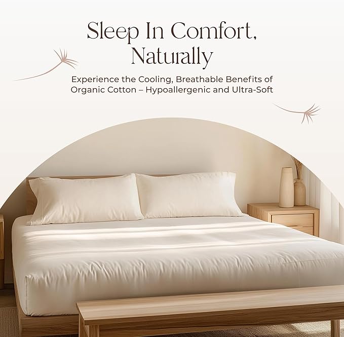 Organic Waterproof Mattress Protector Queen Size - Image 9